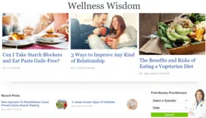 image of wellness.com official website