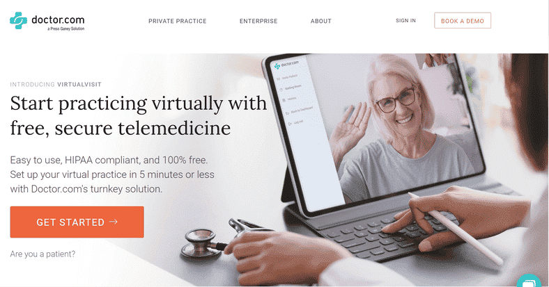 image of doctor.com official website