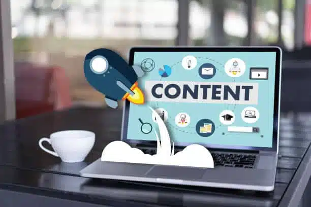 Content marketing concept