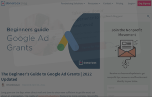  Donorbox google ad grant
