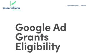 Google ads Grant eligibility explained