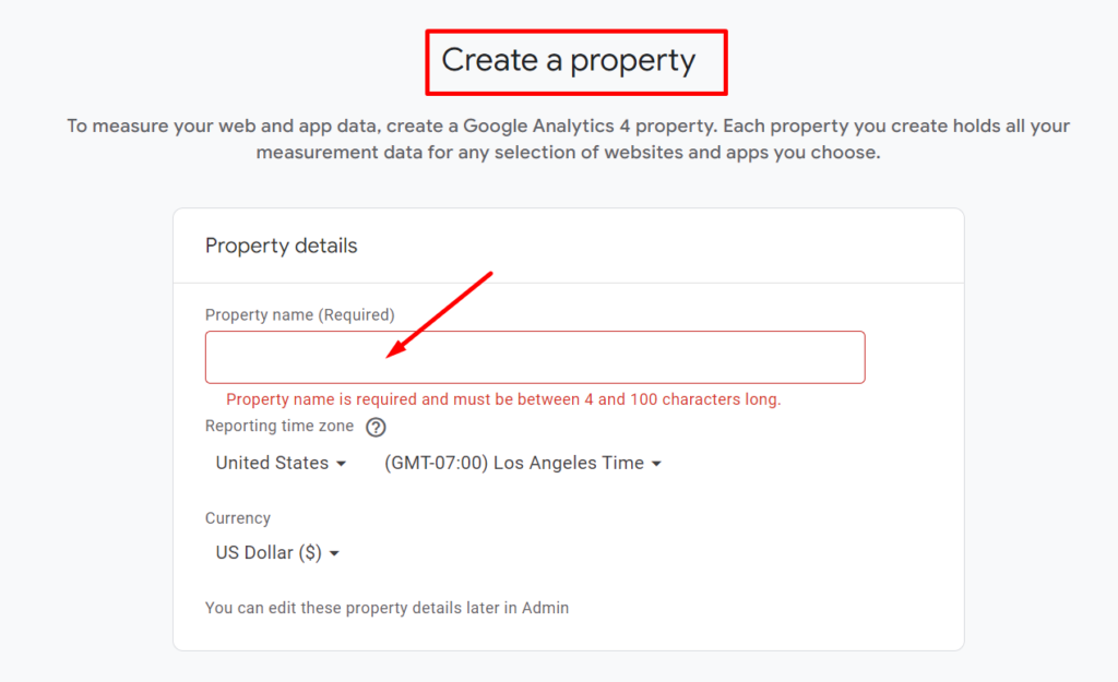 Google search console screen shot
