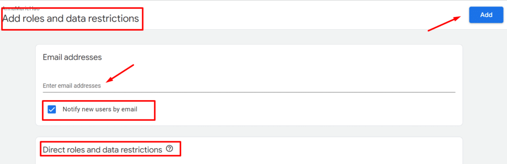 Google search console screen shot
