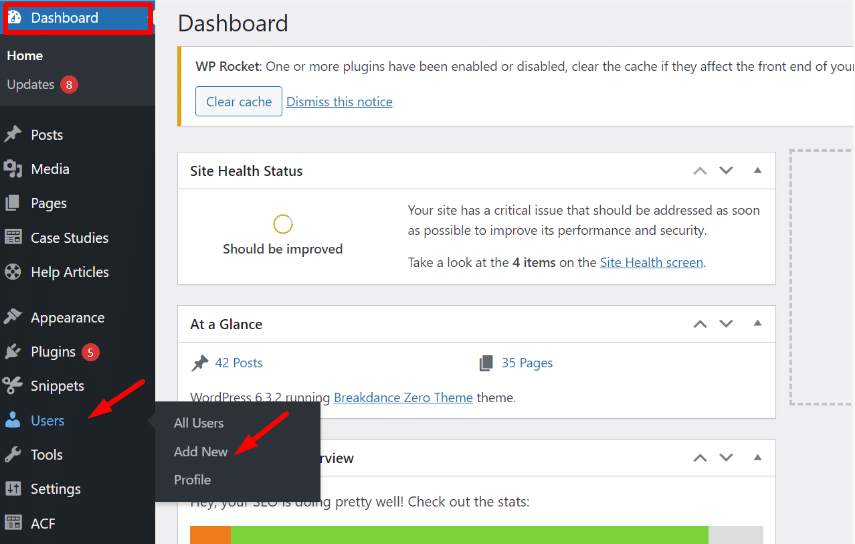 Wordpress Screenshot