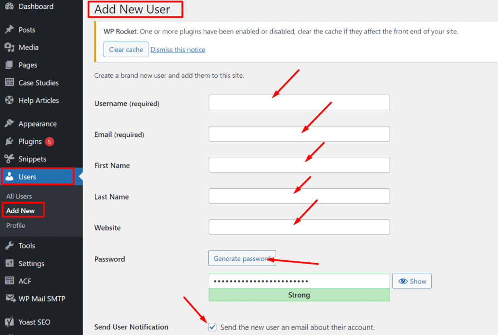 Wordpress Screenshot