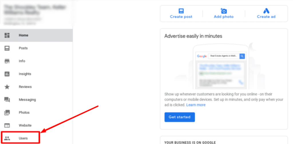 Google Business Profile Screenshot