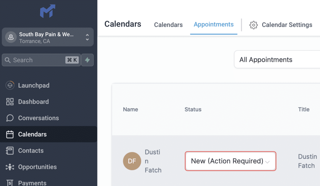 MDR’s Customer & Lead Messaging Dashboard screensshot